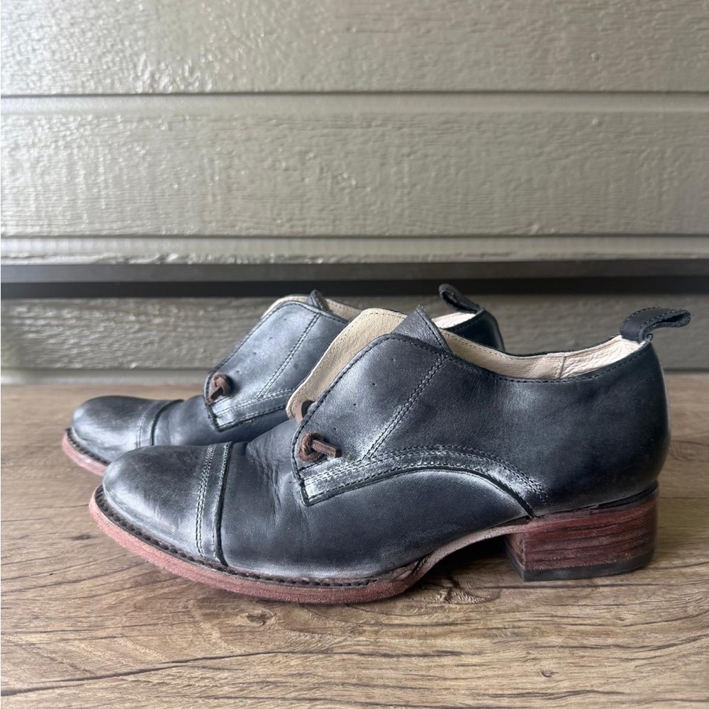 Freebird Women's Black Leather Oxford Shoes size 10 - Picture 2 of 9